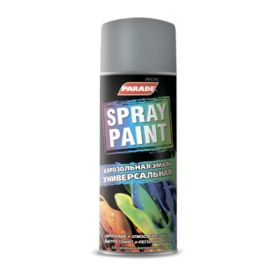 Аэрозольная Эмаль Декоративная Универсальная Parade Spray Paint 0.4л Серый / Парад Спрей Пейнт.