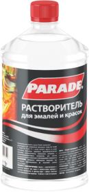Растворитель для Эмалей и Красок 860мл Бесцветный Parade.