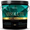 Краска Интерьерная Силиконовая Parade Deluxe Absolute Pure Matt 0.9л Белая, Абсолютно Матовая, Суперпрочная.