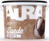 Декоративная Штукатурка Aura Dekor Suede 2.5кг Матовая с Эффектом Замши, Потертой Кожи, Нубука / Аура.