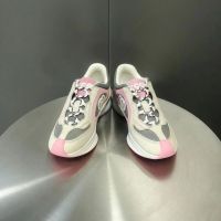 Кроссовки GUCCI RUN SNEAKER PREMIUM розовые