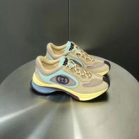 Кроссовки GUCCI RUN SNEAKER PREMIUM бежевые