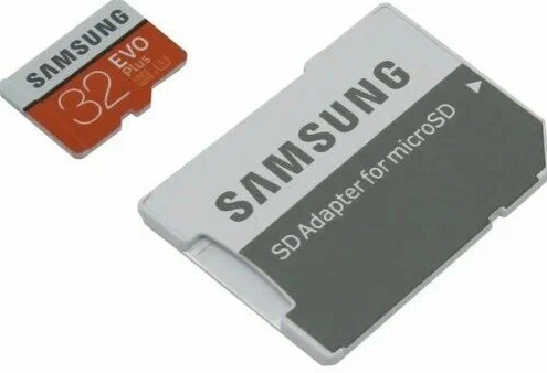 Карта памяти с адаптером SAMSUNG EVO PLUS micro SDXC 32 Гб