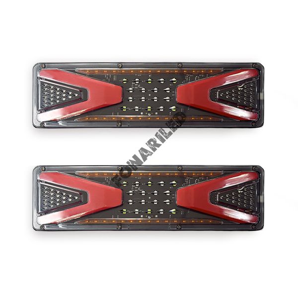 Задние led фонари FS-1046 с бегающим поворотом
