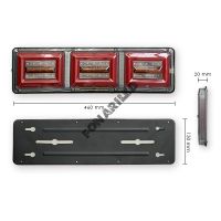 Задние led фонари с бегающим поворотом