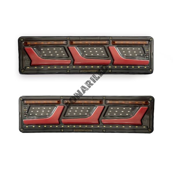 Задние led фонари FS-4046 с бегающим поворотом