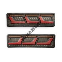 Задние led фонари FS-4046 с бегающим поворотом