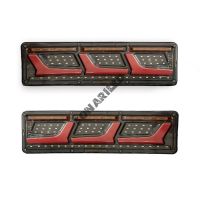 Задние led фонари FS-4046 с бегающим поворотом