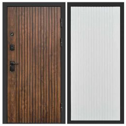 Входная дверь Termo-door Твист FLAT Белый Софт Металлическая