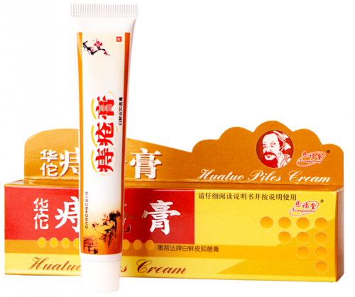 Фитокрем от геморроя huatuo piles cream Xuanfutang