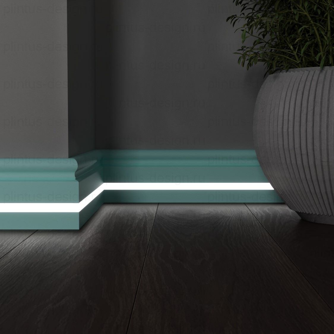 LWD Original Калифорния плинтус из МДФ с подсветкой