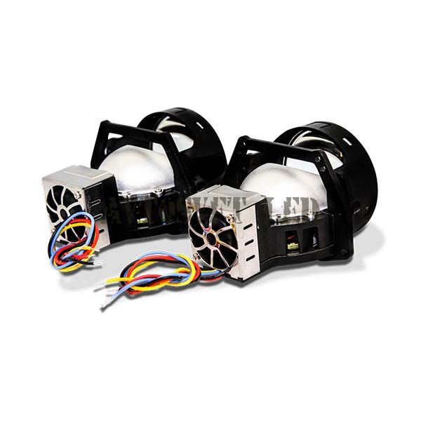 Светодиодные би-линзы BI-LED-AS2 (BI-LED дальний, ближний свет)