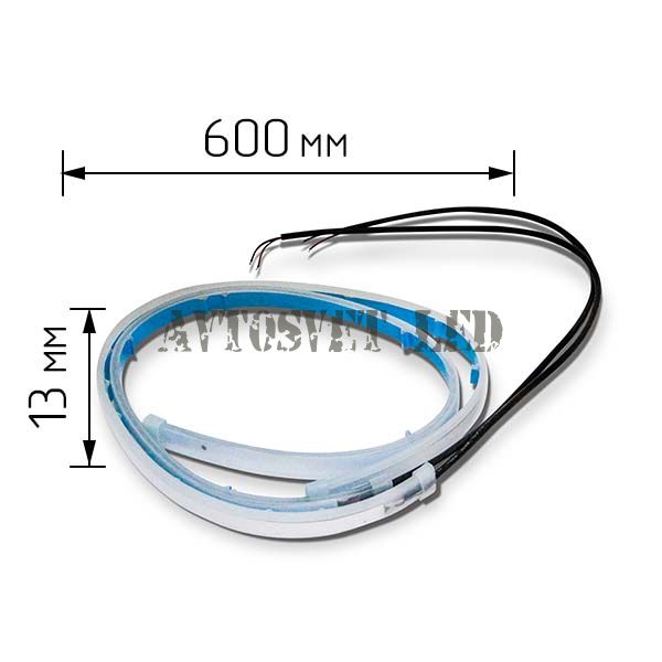 Светодиодные ходовые огни DXO-1 реснички с бегущим поворотником