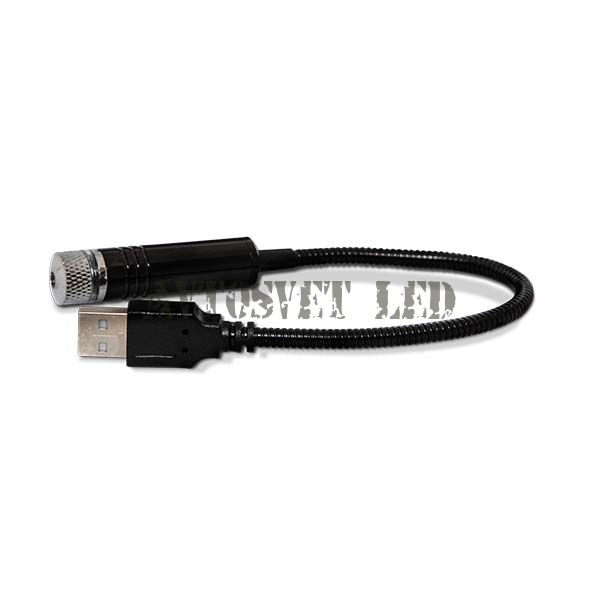 Подсветка салона автомобиля светодиодная AS-5-RED красное звездное небо