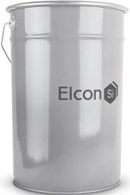 Эмаль Термостойкая Elcon КО-8104 25кг до 400°С Белый для Антикоррозионной Окраски Паропроводов, Печей, Выхлопных Систем Автомобилей / Элкон.