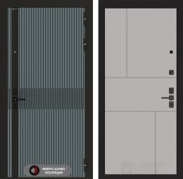 Дверь входная Лабиринт ISSIDA 21 Грей софт