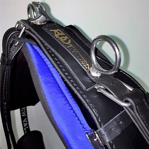 Комплект упряжи RW Harness TWisted3D. Призовой. На колпачках 6 см. Кожа