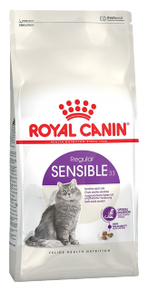 Royal Canin Sensible 33 Корм сухой сбалансированный для взрослых кошек с чувствительной пищеварительной системой (Сенсибл)