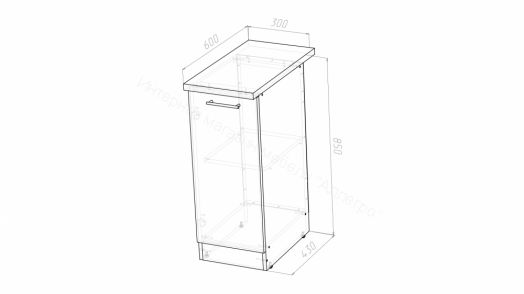 Кухонный гарнитур Лотос ультра 2000 мм