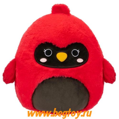 Squishmallows Fuzzamallows Cazlan The Cardinal 12" Plush 03205