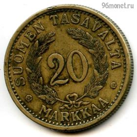 Финляндия 20 марок 1939 S