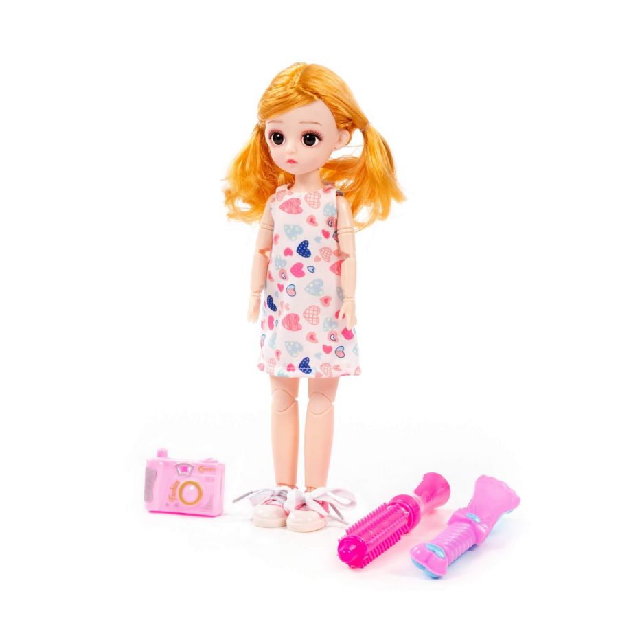 Кукла "Даша" (29 см) у стилиста + аксессуары (3 элемента) (в коробке №2)