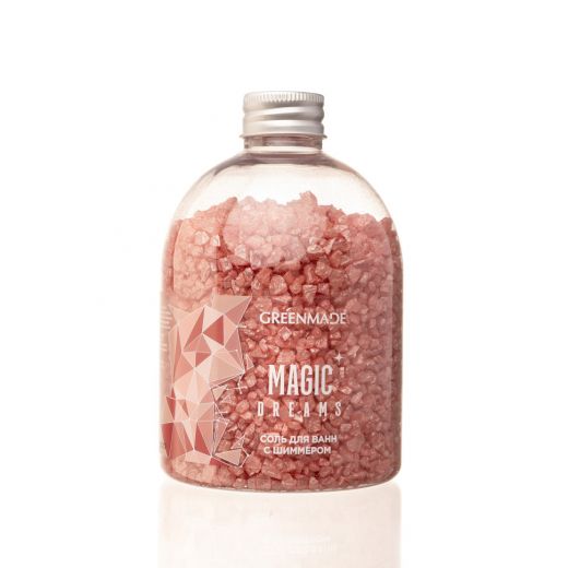 Greenmade Соль для ванн с шиммером Magic dreams, 500 гр