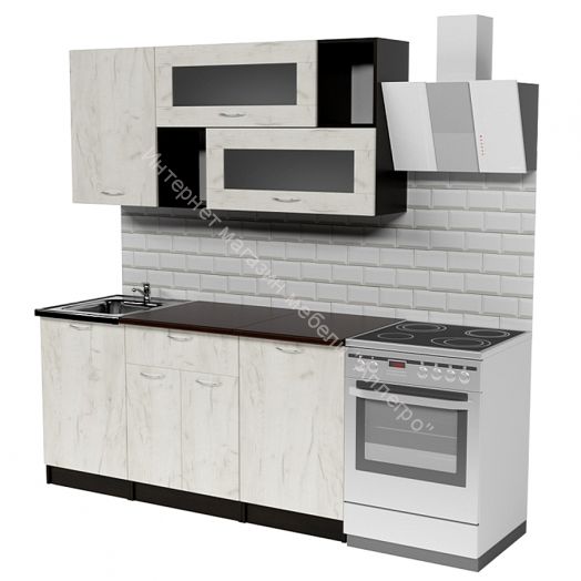 Кухонный гарнитур Лоретта стандарт 1600 мм