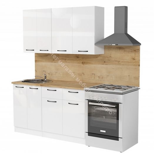 Кухонный гарнитур Жасмин медиум 2 1400 мм
