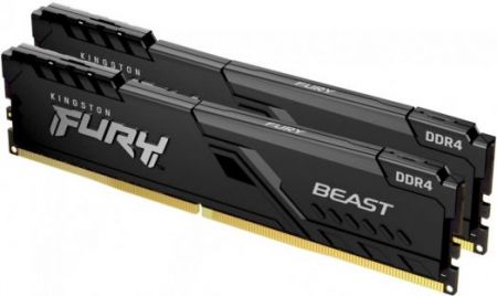 Модуль памяти DDR4 16Gb Kingston 3600 Fury Beast KF436C17BBK2/16 (2x8Gb Kit)