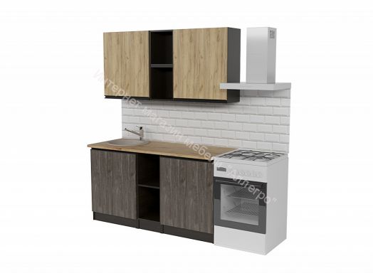 Кухонный гарнитур  Адажио нормал 1500 мм