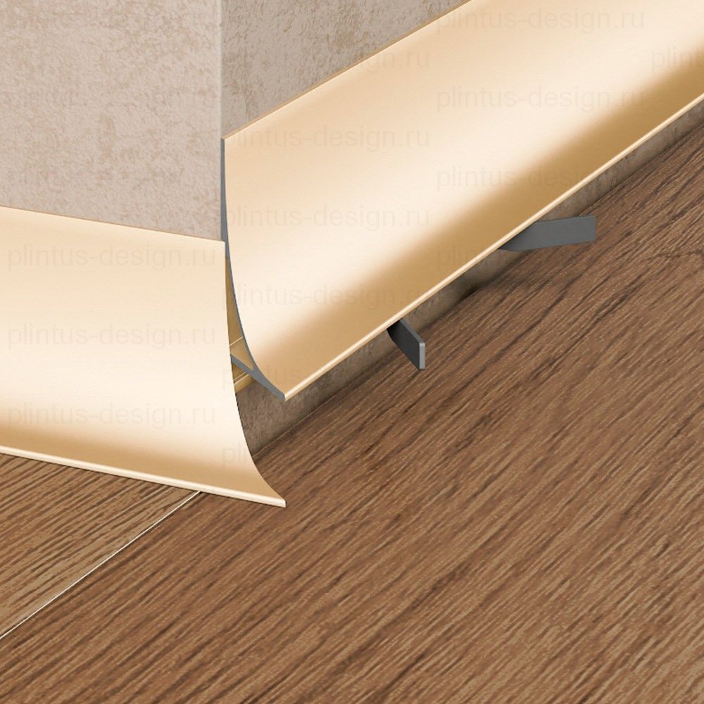 Corner L 584 Pro Design щелевой плинтус шампань