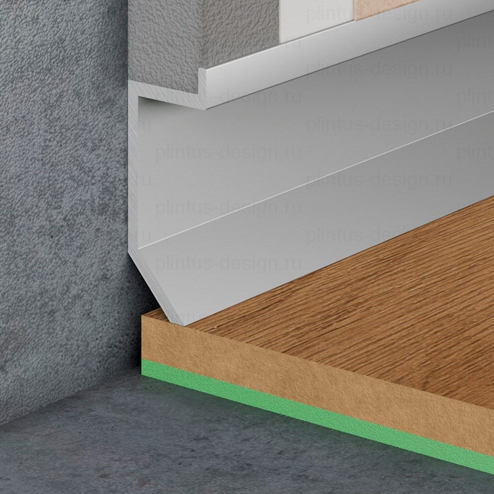 Pro Design Slim 723 теневой плинтус анодированный