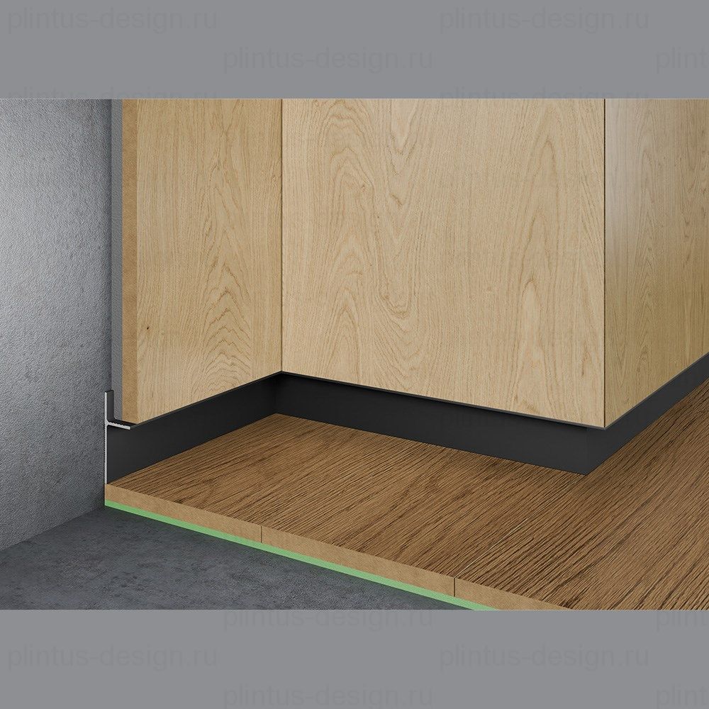 Pro Design Panel 7208 теневой плинтус чёрный