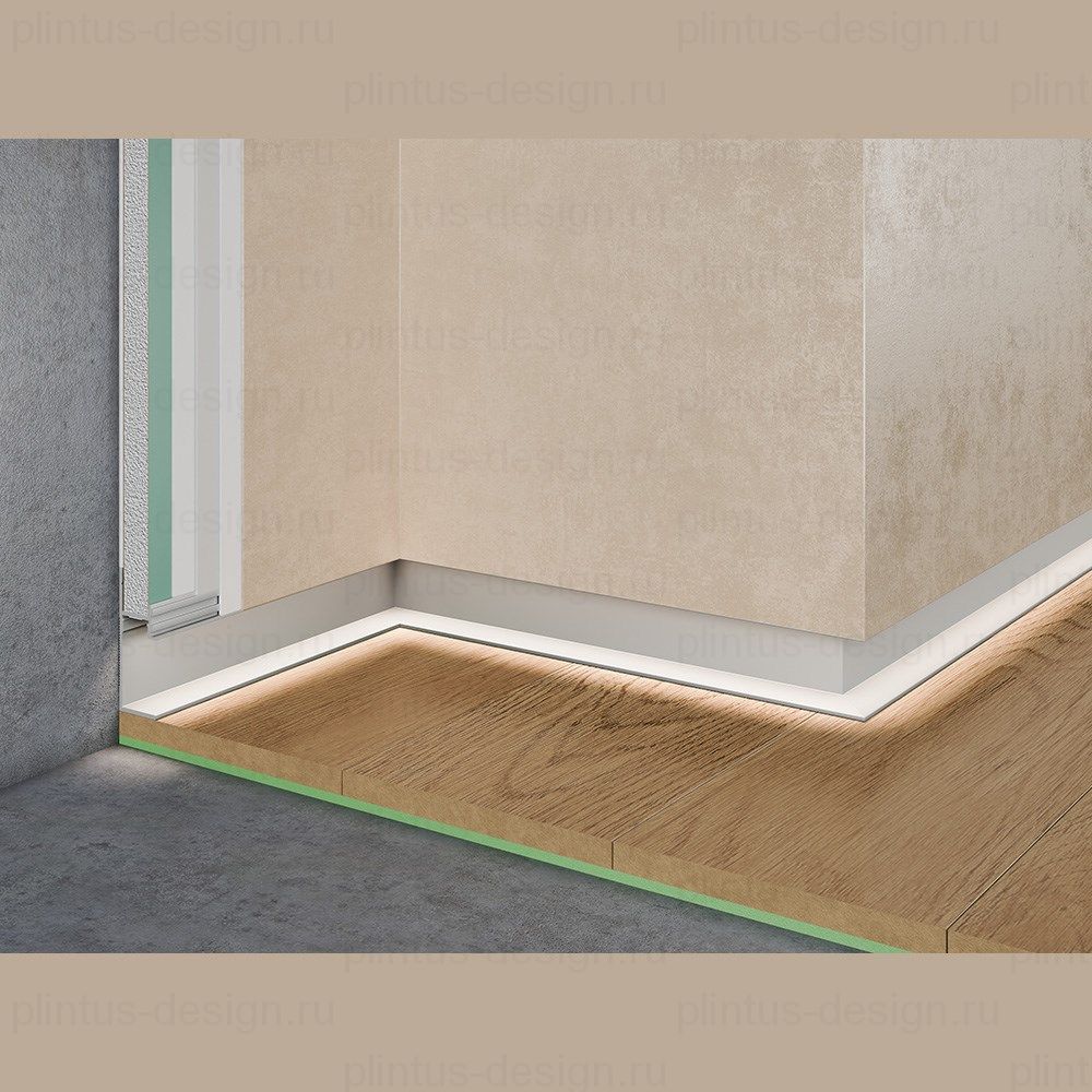 Pro Design 7210 теневой плинтус анодированный