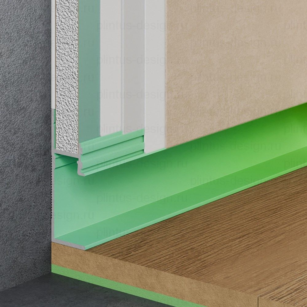 Pro Design 7210 теневой плинтус крашенный по RAL