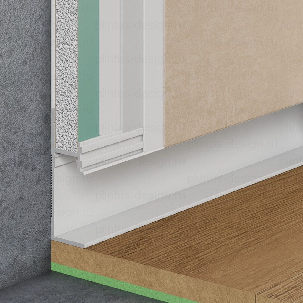 Pro Design 7210 теневой плинтус белый