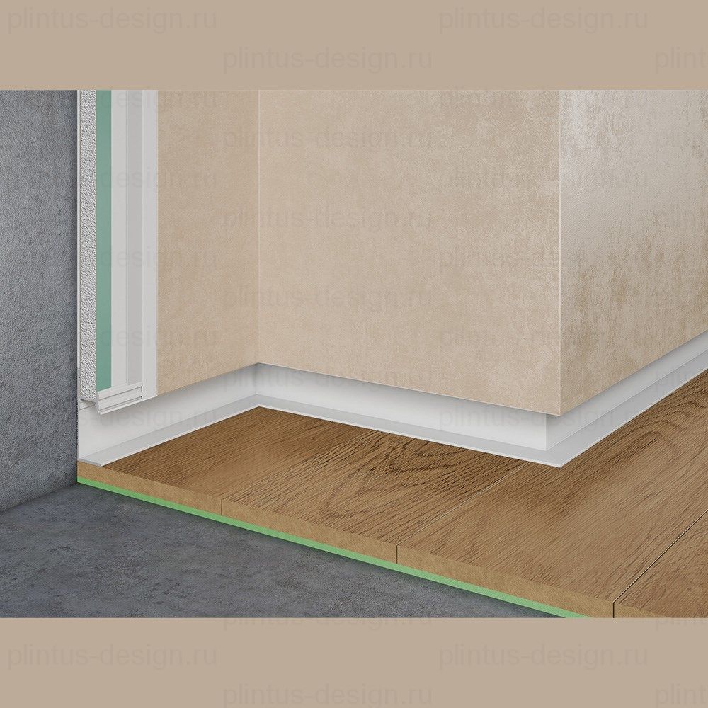 Pro Design 7210 теневой плинтус белый