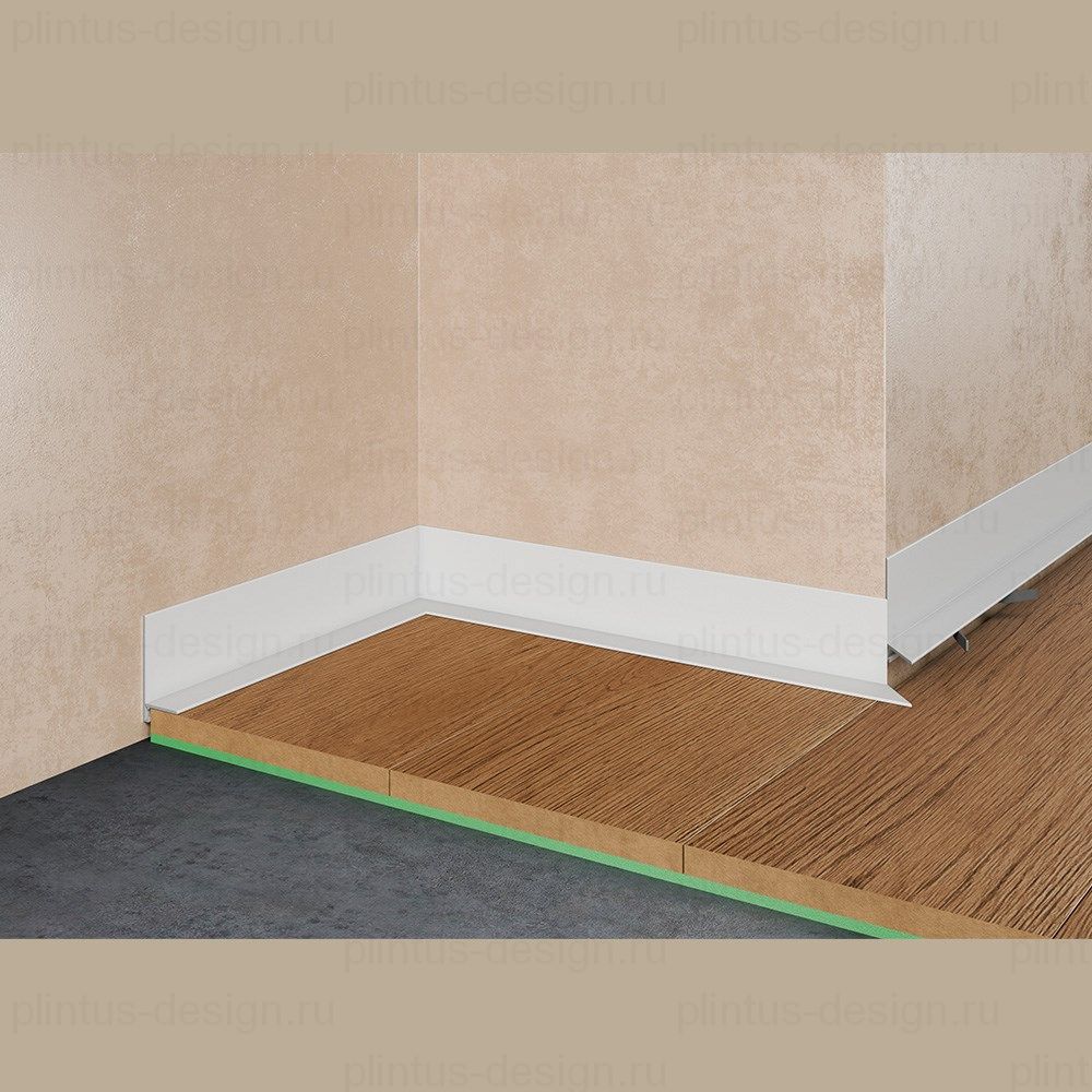 Микроплинтус Pro Design Mini L 601 белый