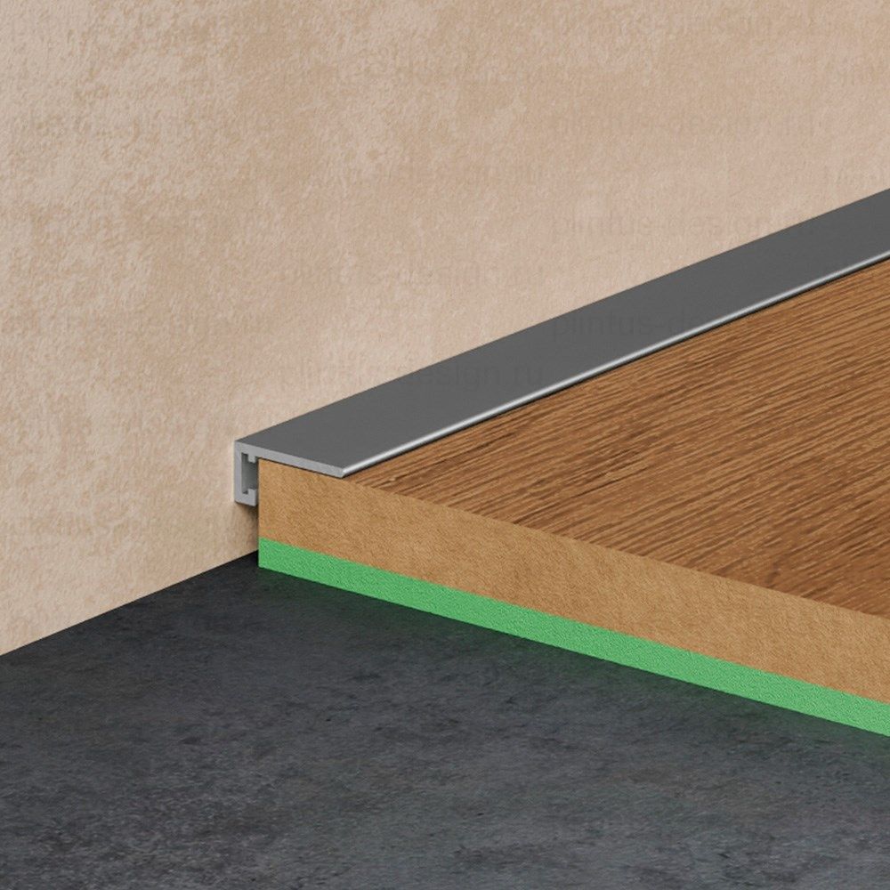 Pro Design Mini щелевой плинтус 7067 анодированный