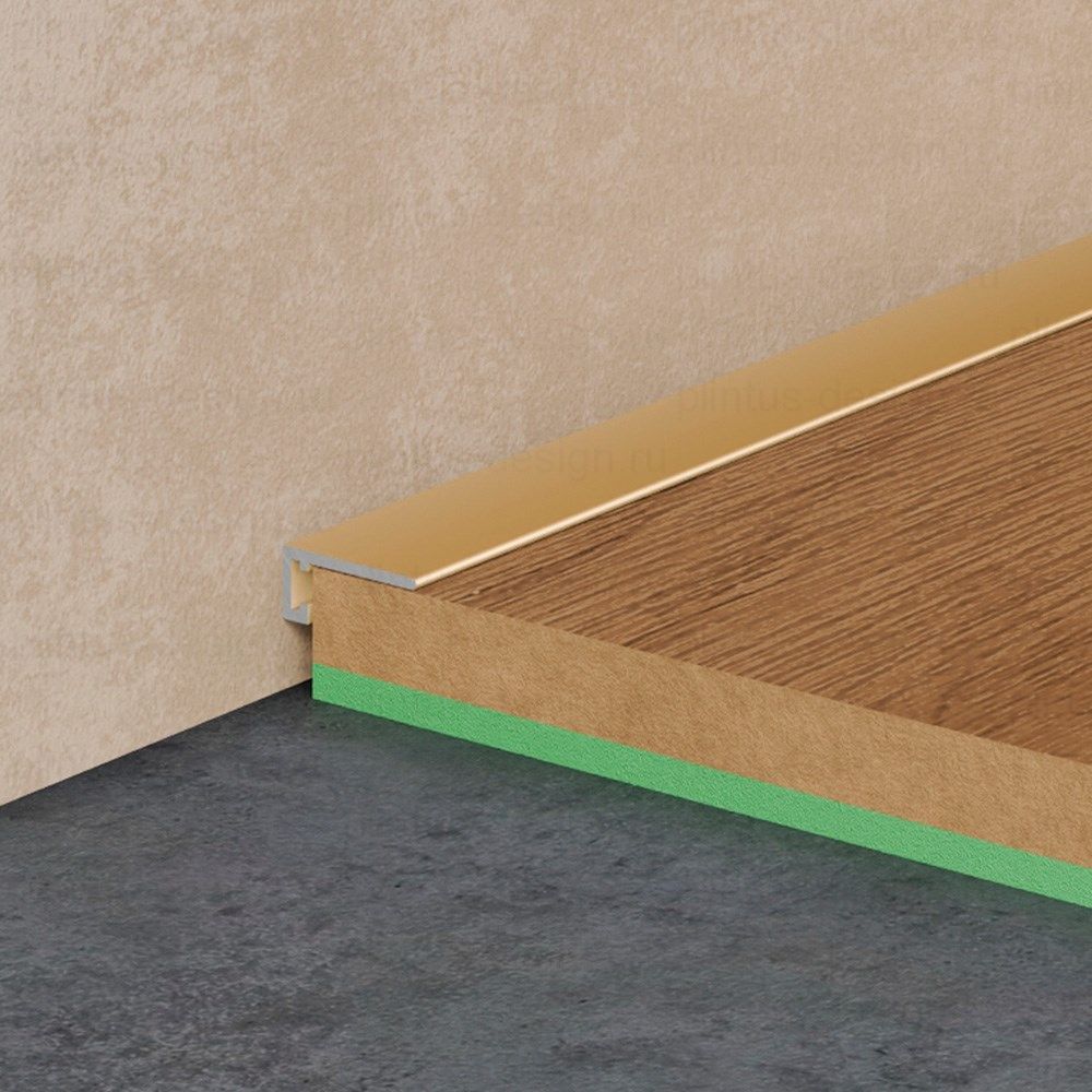 Pro Design Mini щелевой плинтус 7067 шампань