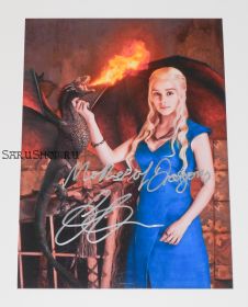 Автограф: Эмилия Кларк. Игра престолов / Game of Thrones