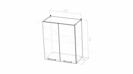 Кухонный гарнитур Амели мини 2 1000 мм