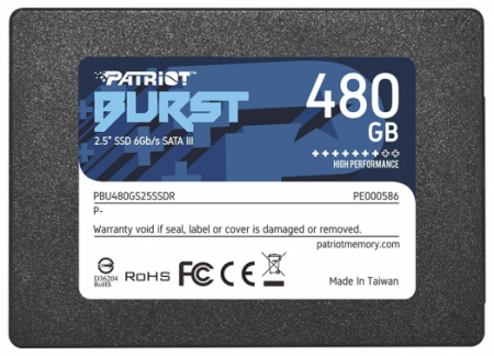 Накопитель SSD 480Gb Patriot Burst PBE480GS25SSDR