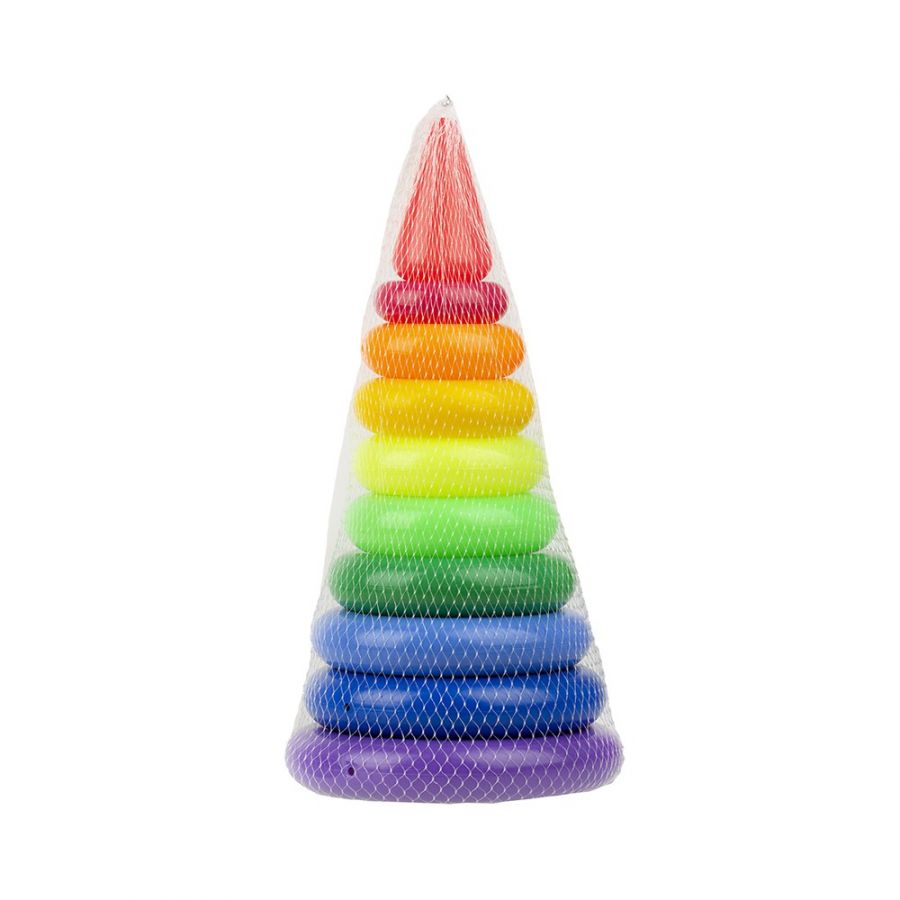 Игра Пирамида 30 см 10 пр (в сетке)