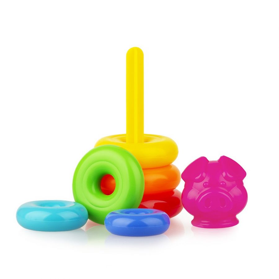 Игра Пирамида зоопарк «Хрюша» 22см