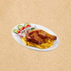 Окорочка с картофелем фри 300г
