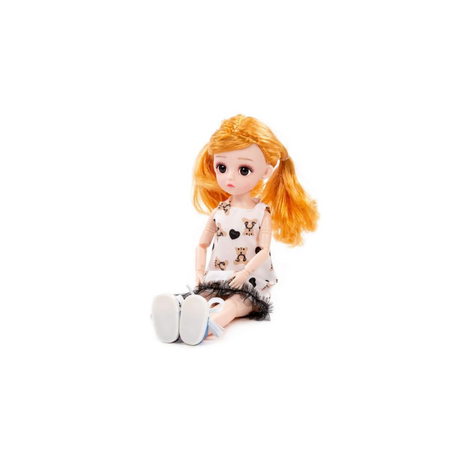 Кукла "Даша" (29 см) в платье (в коробке №1)