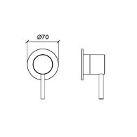 Смеситель для душа ALMAR Modular E180140 схема 2