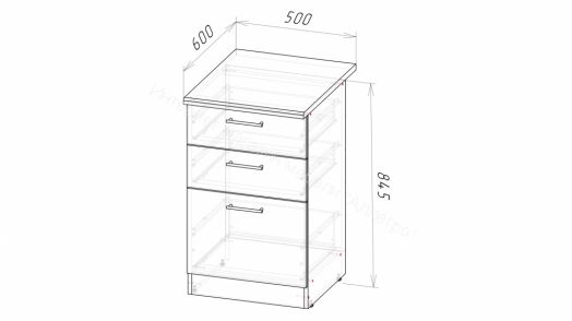 Кухонный гарнитур Симфония мега 2500 мм